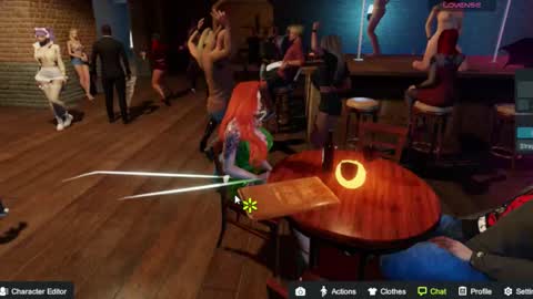 Snapshot of lollita__pop chatting on 10.21.25 ANNE online show from 10.21.25