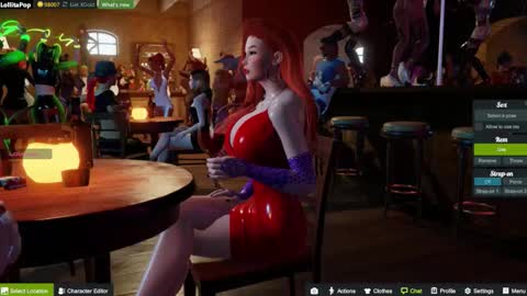 Snapshot of lollita__pop chatting on 10.24.25 ANNE online show from 10.24.25