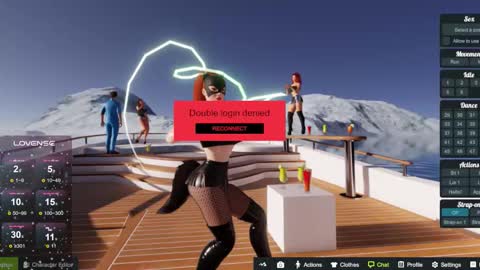 Snapshot of lollita__pop chatting on 10.28.25 ANNE online show from 10.28.25