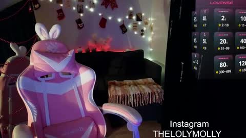 Snapshot of lolymolli chatting on 12.28.24 Molli online show from 12.28.24