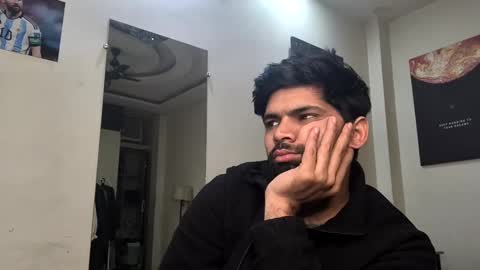 Snapshot of lovehairyindian chatting on 02.23.25 Indian hairy online show from 02.23.25