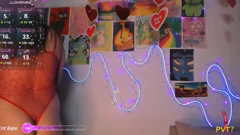 Snapshot of lovexxxdanna chatting on 02.15.25 Danna online show from 02.15.25