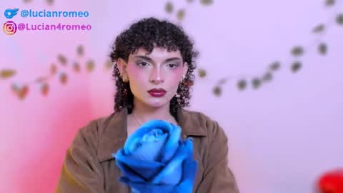 Snapshot of lucianromeo17 chatting on 01.07.25 Lucy or Lucian 3 Come to my social Links3 online show from 01.07.25