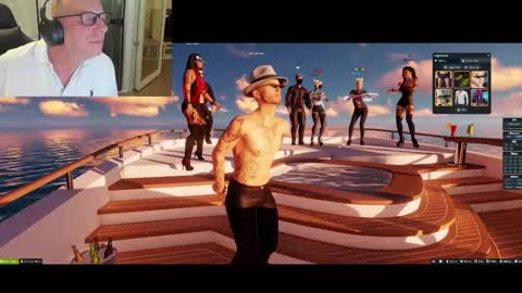 Snapshot of machinegun3dx chatting on 10.18.25 Andy online show from 10.18.25