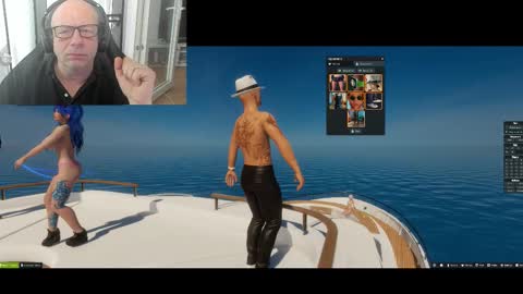 Snapshot of machinegun3dx chatting on 10.25.25 Andy online show from 10.25.25