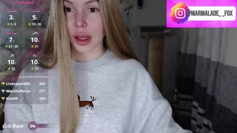 Marmalade Fox online show from 03.15.26