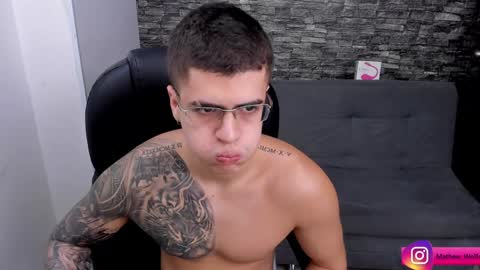 Snapshot of mathew_wolf4 chatting on 01.14.25 Mathew Independent model online show from 01.14.25