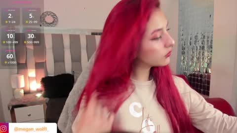 Snapshot of megan_wolf_1 chatting on 12.11.24  Megan  Online 1200am To 600 am Colombian time online show from 12.11.24