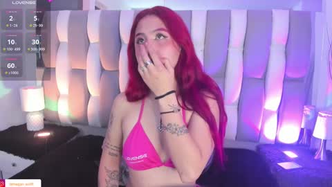 Snapshot of megan_wolf_1 chatting on 02.22.25  Megan  Online 1200am To 600 am Colombian time online show from 02.22.25