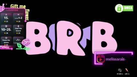 Snapshot of mel_raise chatting on 10.14.25 mel raise online show from 10.14.25