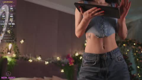 Snapshot of meow_nancy chatting on 01.03.25 Heeyyooo Im Nans Subscribe to me I will be glad online show from 01.03.25