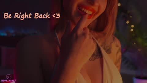 Snapshot of meow_nancy chatting on 01.14.25 Heeyyooo Im Nans Subscribe to me I will be glad online show from 01.14.25