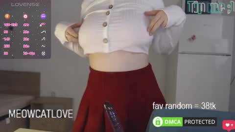 Snapshot of meowcatlove chatting on 02.21.25 meowcatlove online show from 02.21.25