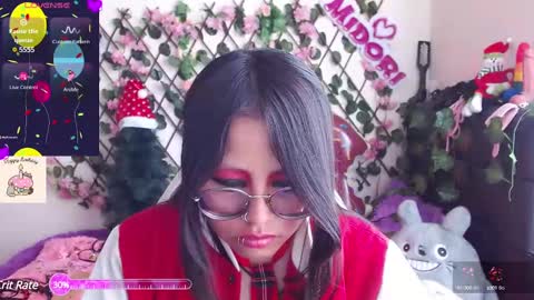 Snapshot of midoriquinn chatting on 12.06.24 Midori 7u7 online show from 12.06.24