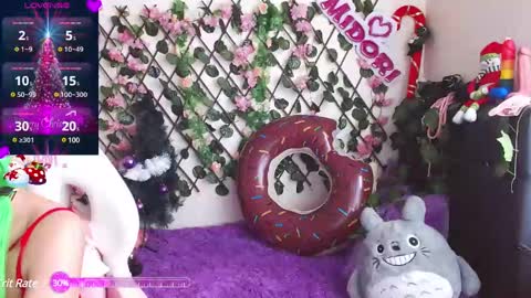 Snapshot of midoriquinn chatting on 12.23.24 Midori 7u7 online show from 12.23.24