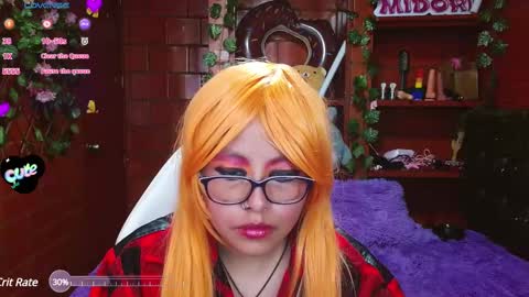 Snapshot of midoriquinn chatting on 03.03.25 Midori 7u7 online show from 03.03.25