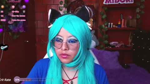 Snapshot of midoriquinn chatting on 03.11.25 Midori 7u7 online show from 03.11.25