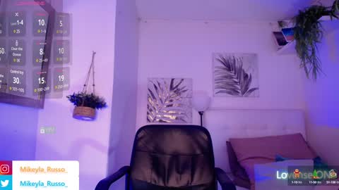 Snapshot of mikeyla_russo_ chatting on 01.03.25 Mikeyla online show from 01.03.25