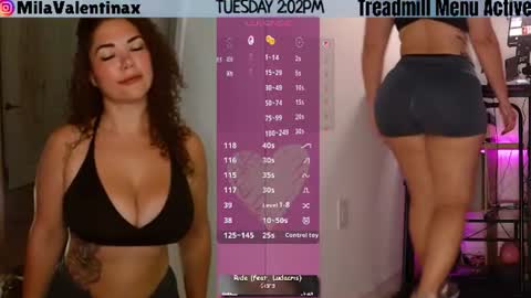 Snapshot of milavalentinax chatting on 07.14.26 Mila Valentina online show from 07.14.26