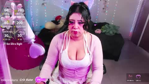 Snapshot of milkysakura chatting on 09.28.25 Abby Lilia online show from 09.28.25