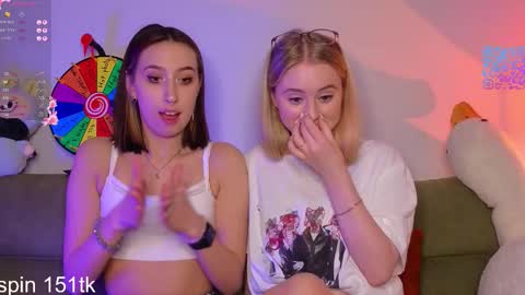 Snapshot of mimipaws chatting on 02.18.26 MilaBlack and StacyBlonde Today unboxing Lovens OMG online show from 02.18.26