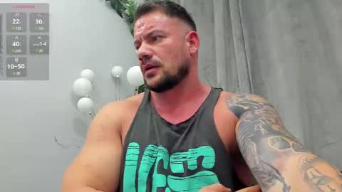 Snapshot of musclemonster31 chatting on 02.22.25 MuscleMonster31 online show from 02.22.25