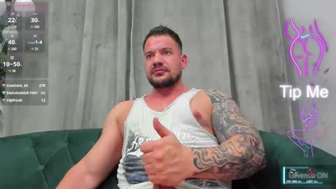 Snapshot of musclemonster31 chatting on 03.08.25 MuscleMonster31 online show from 03.08.25