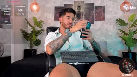 Snapshot of nate_franco chatting on 10.16.25 Nate Franco online show from 10.16.25