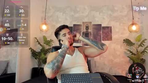 Snapshot of nate_franco chatting on 10.22.25 Nate Franco online show from 10.22.25