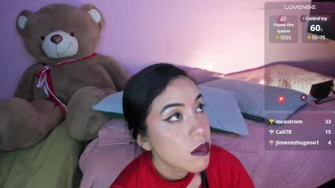 Snapshot of nathy_8 chatting on 02.26.25 Nathalia online show from 02.26.25