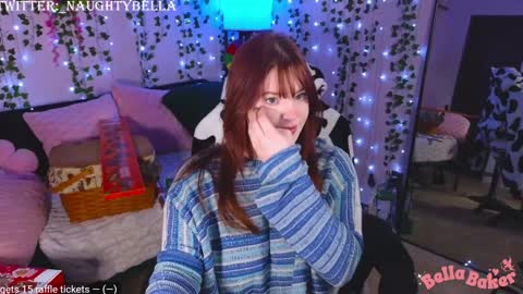Snapshot of naughty_bella99 chatting on 12.18.24 bella online show from 12.18.24