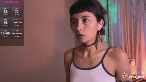 Snapshot of nina_just chatting on 12.03.24 Nina. online show from 12.03.24