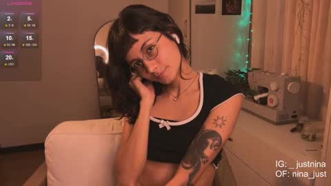 Snapshot of nina_just chatting on 01.23.25 Nina. online show from 01.23.25