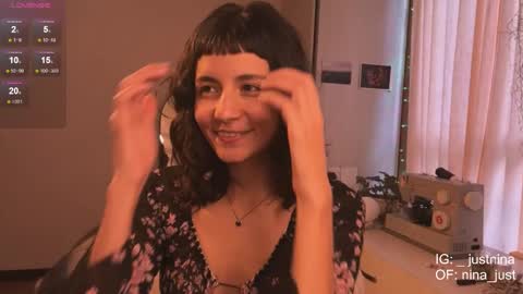 Snapshot of nina_just chatting on 02.14.25 Nina. online show from 02.14.25