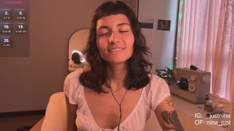 Snapshot of nina_just chatting on 02.16.25 Nina. online show from 02.16.25