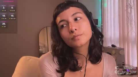 Snapshot of nina_just chatting on 02.21.25 Nina. online show from 02.21.25