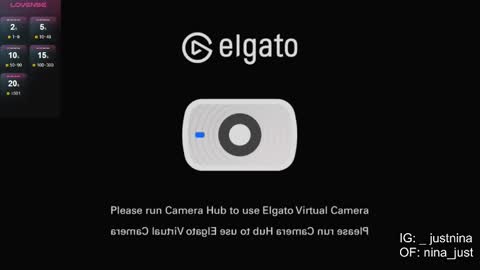 Snapshot of nina_just chatting on 02.22.25 Nina. online show from 02.22.25