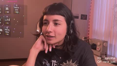 Snapshot of nina_just chatting on 03.08.25 Nina. online show from 03.08.25