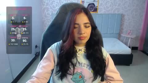 Snapshot of ninfa_ch chatting on 01.04.25 Ninfa  online show from 01.04.25