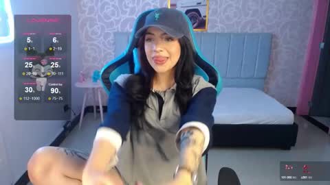 Snapshot of ninfa_ch chatting on 01.07.25 Ninfa  online show from 01.07.25