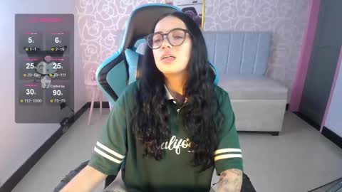 Snapshot of ninfa_ch chatting on 01.24.25 Ninfa  online show from 01.24.25