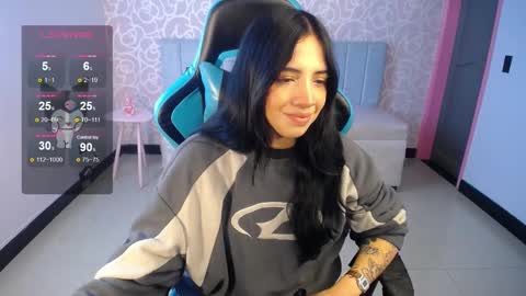 Snapshot of ninfa_ch chatting on 02.10.25 Ninfa  online show from 02.10.25