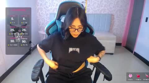 Snapshot of ninfa_ch chatting on 02.25.25 Ninfa  online show from 02.25.25