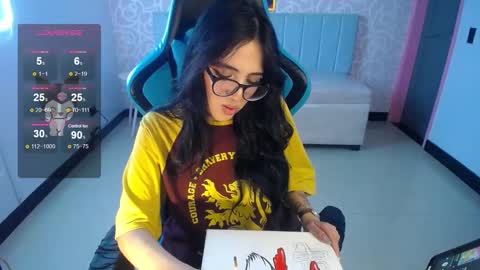 Snapshot of ninfa_ch chatting on 02.27.25 Ninfa  online show from 02.27.25