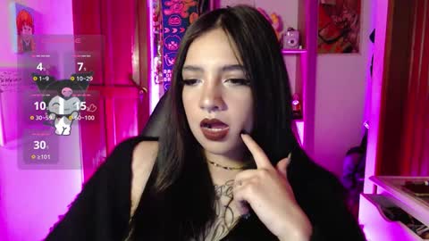 Snapshot of ninfa_ch chatting on 09.12.25 Ninfa  online show from 09.12.25