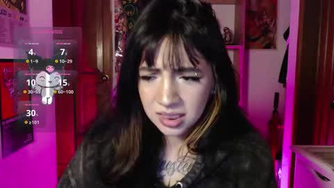 Snapshot of ninfa_ch chatting on 10.24.25 Ninfa  online show from 10.24.25