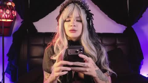 Snapshot of noxarcanee chatting on 04.03.26 Goth Darling online show from 04.03.26