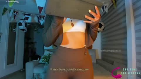 Snapshot of officialvirgogoddess chatting on 06.25.26 Help me reach 50 thumbs up online show from 06.25.26