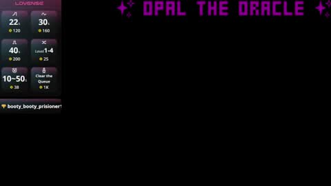 Snapshot of opaltheoracle chatting on 06.16.26 Opal online show from 06.16.26