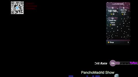 Pancho Madrid online show from 12.04.25